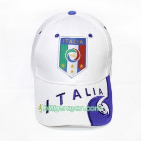 Italia 2018 Cap Hvit